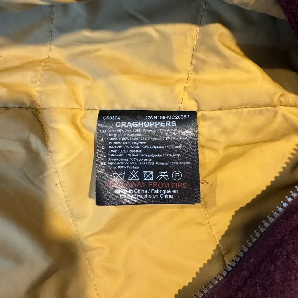 Craghopper wool jacket with hood - Picture 6 of 7